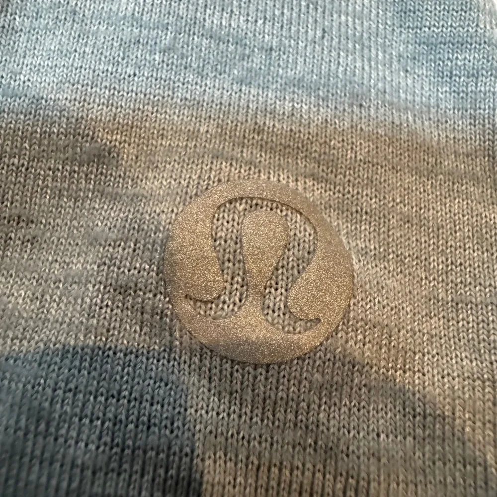 Peloton Lululemon Slay The Studio 2-In-1 Tank Heathered Blue Cast Women‎ Size 4